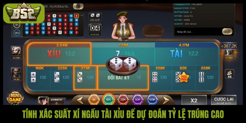 Tính xác suất xí ngầu tài xỉu để dự đoán tỷ lệ trúng cao